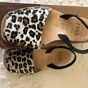 Pons Avarca Leopard Sandals